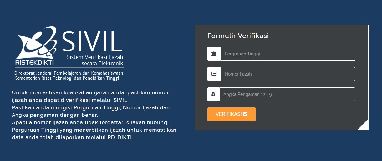 Cara Mengecek Ijazah Sudah Terdaftar