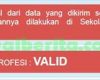 Contoh info gtk valid