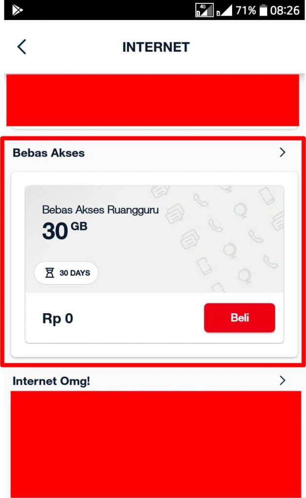 Ruang Guru Gratis Akses 30 GB