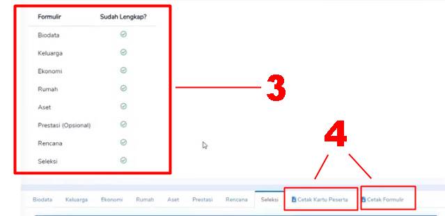 Data Formulir KIP Lengkap