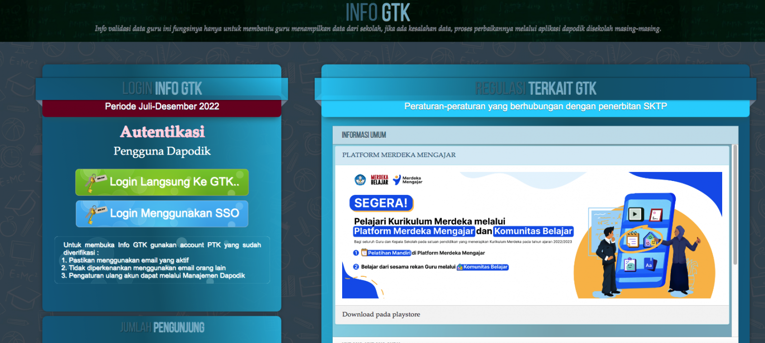 Status Validasi di Info GTK TA 20232024 Bingkai Berita